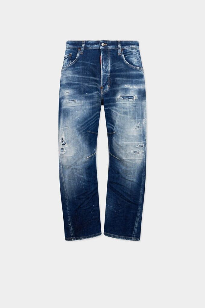 Kawaii-Jeans med medium vask