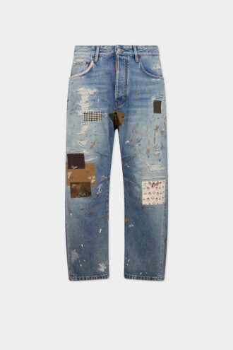 Kawaii-Jeans med medium vask