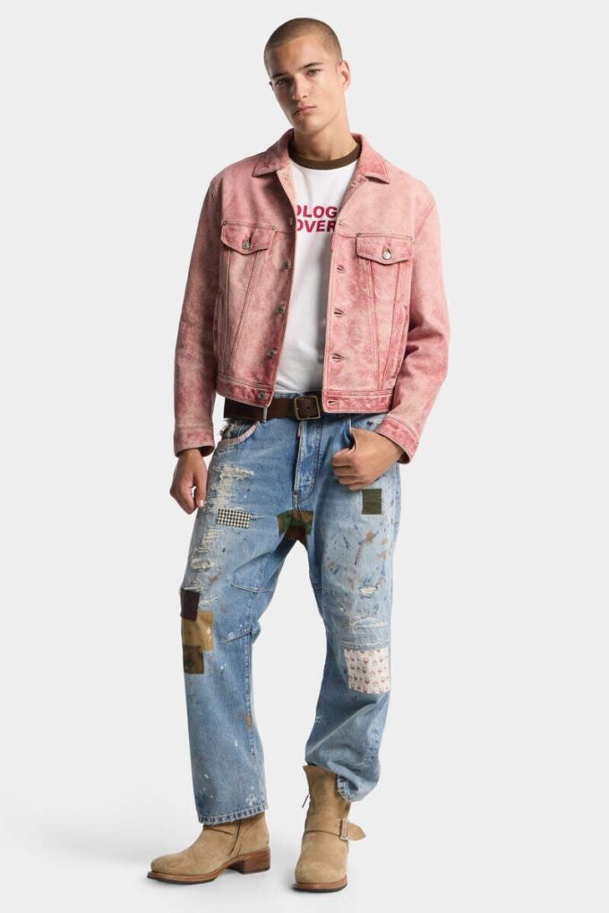 Kawaii-Jeans med medium vask