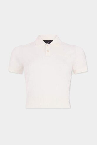 Kort strikket polo