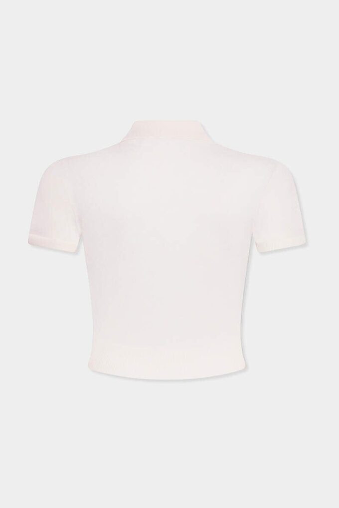 Kort strikket polo