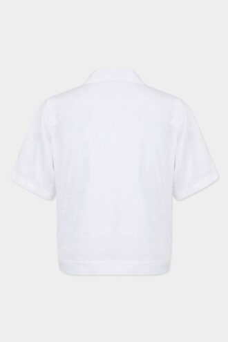Krøllet bowling-skjorte