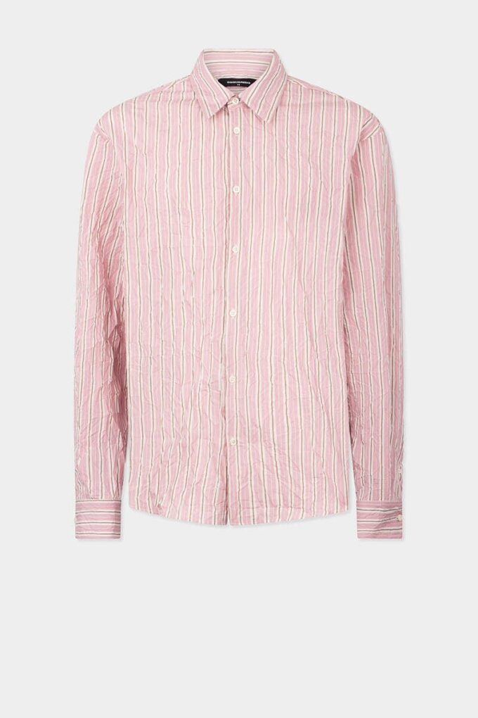Krøllet oversized skjorte