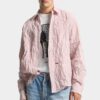Krøllet oversized skjorte