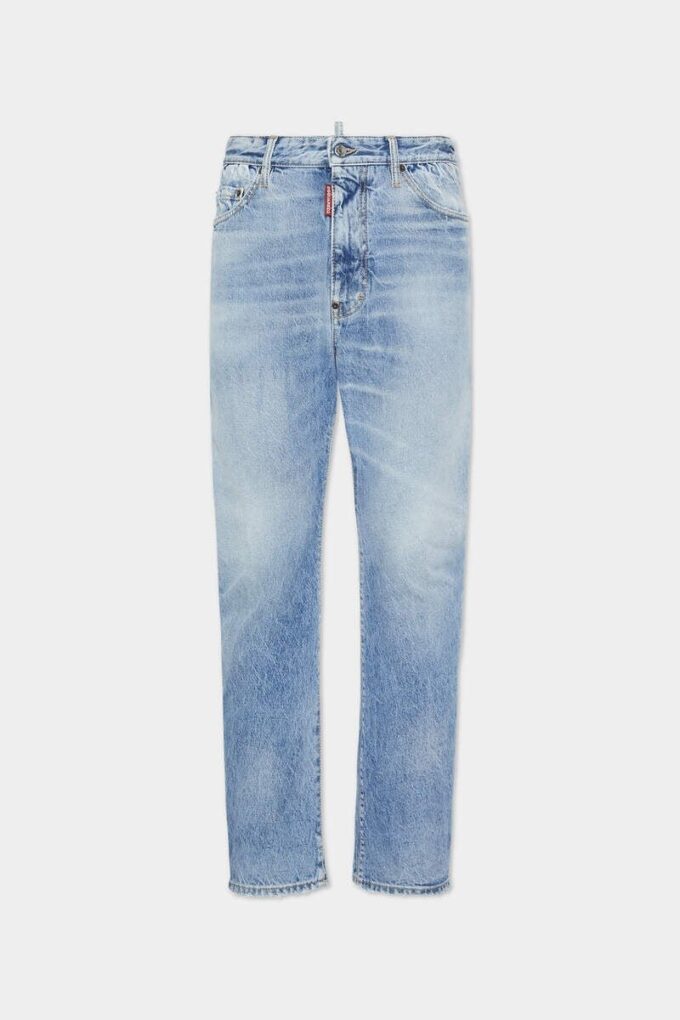 London Bro-Jeans med lys vask