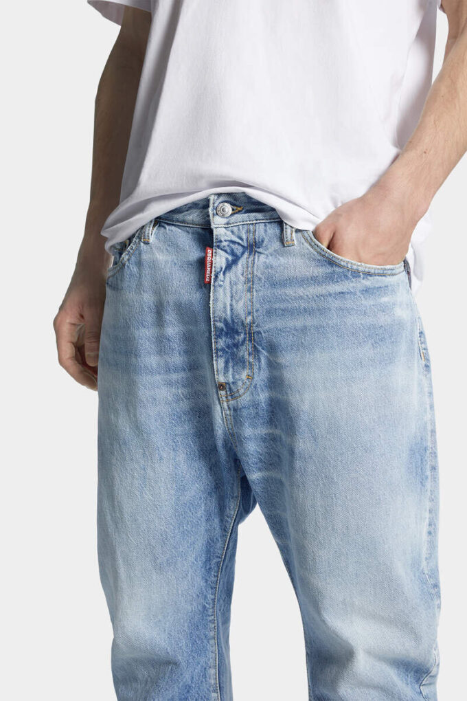 London Bro-Jeans med lys vask
