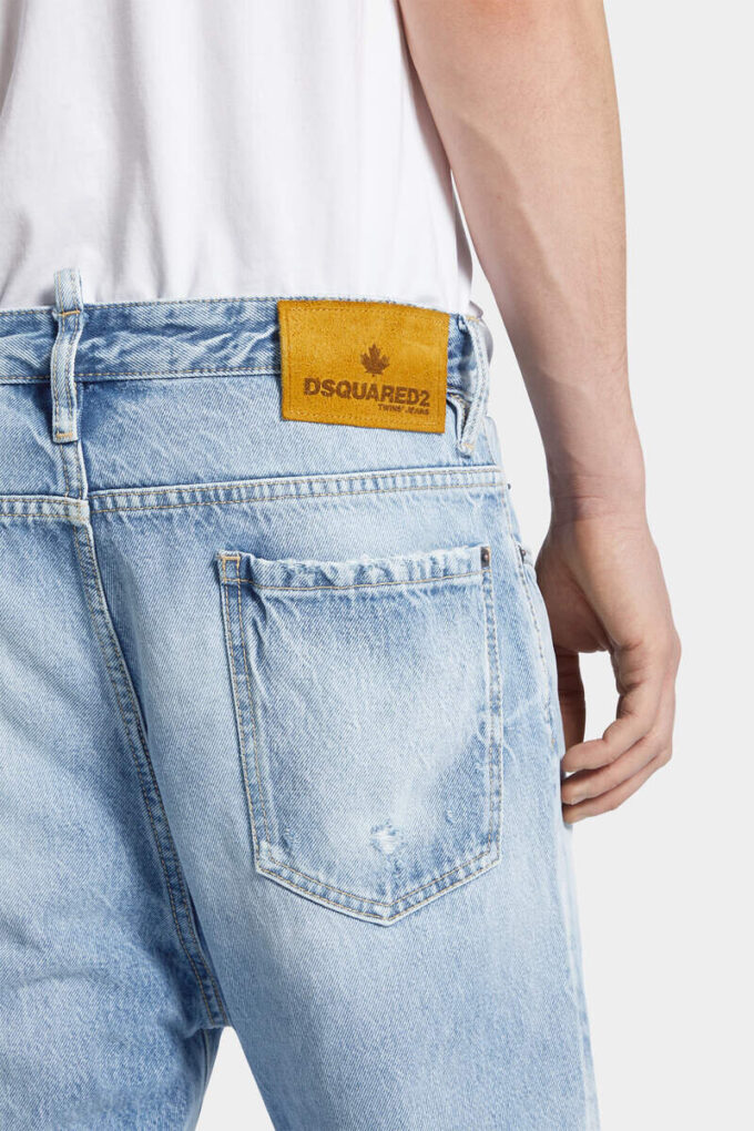 London Bro-Jeans med lys vask