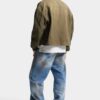 Lys, skittenvasket, løstsittende Jeans Lys, skittenvasket, løstsittende Jeans