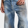 Lys, skittenvasket, løstsittende Jeans Lys, skittenvasket, løstsittende Jeans