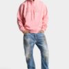 Lys, slitt vask, bro-Jeans