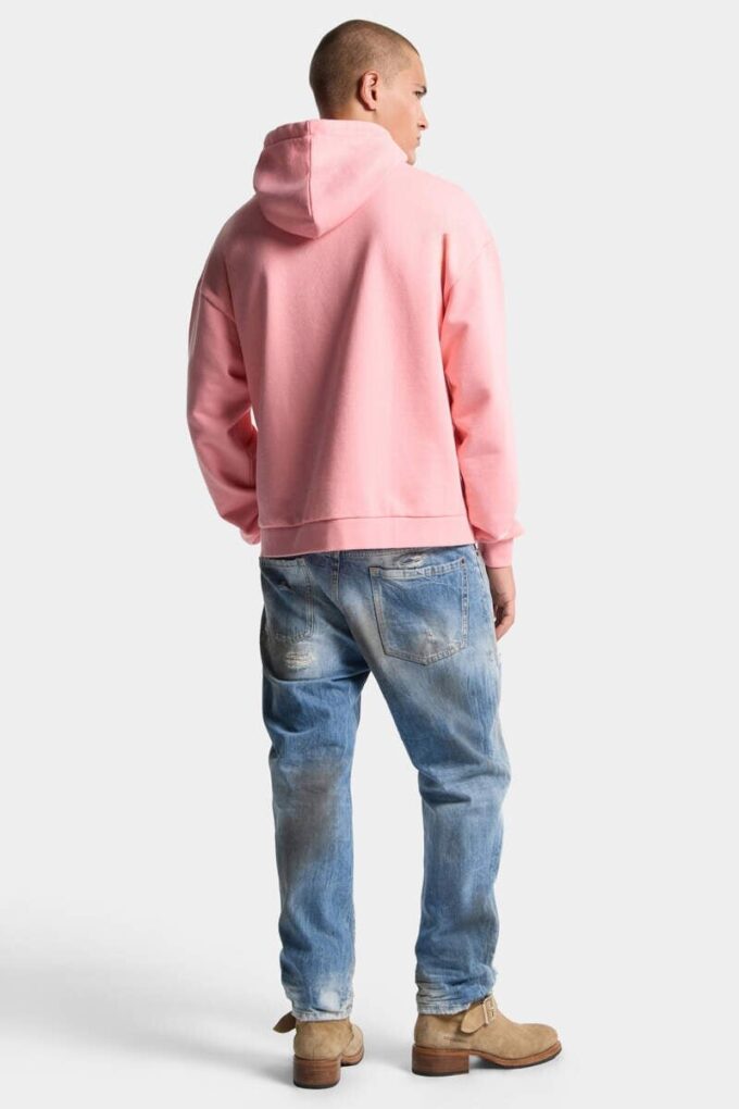 Lys, slitt vask, bro-Jeans