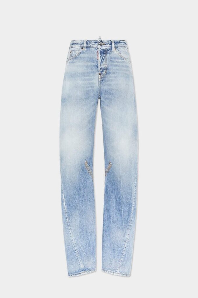 Lysvaskede D2 Twisted-Jeans