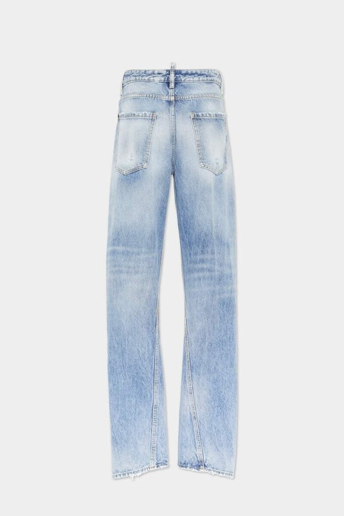 Lysvaskede D2 Twisted-Jeans