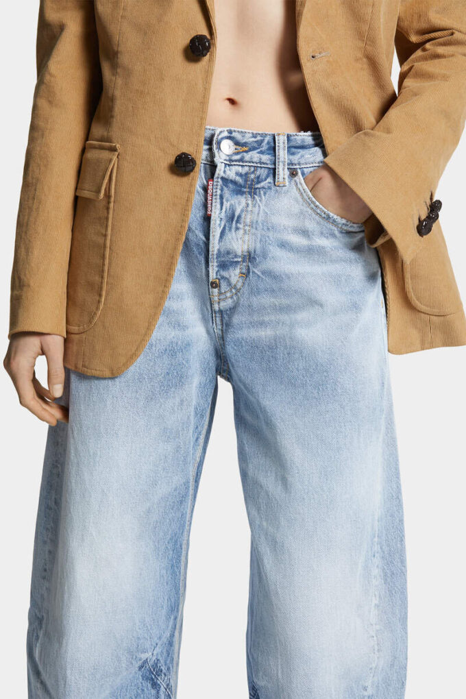 Lysvaskede D2 Twisted-Jeans