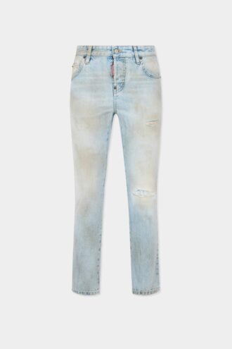 Lysvaskede Teddy-Jeans