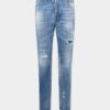 Lysvaskede Teddy-Jeans