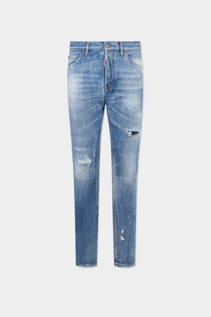 Lysvaskede Teddy-Jeans