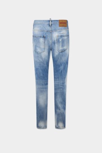 Lysvaskede Teddy-Jeans