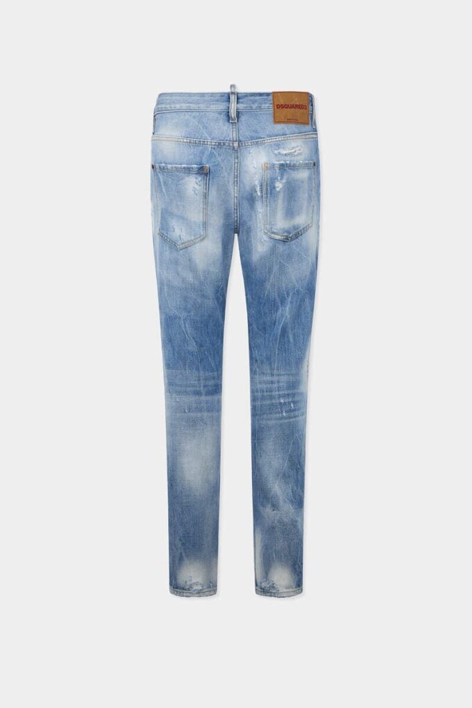 Lysvaskede Teddy-Jeans