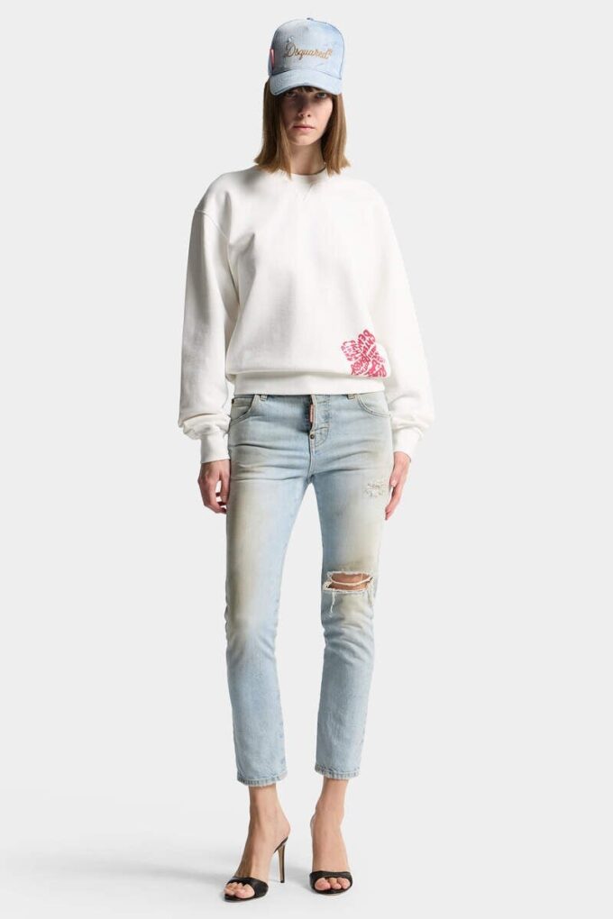 Lysvaskede Teddy-Jeans