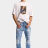 Lysvaskede Teddy-Jeans