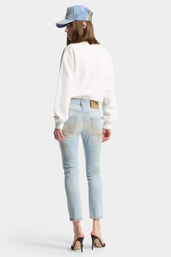 Lysvaskede Teddy-Jeans