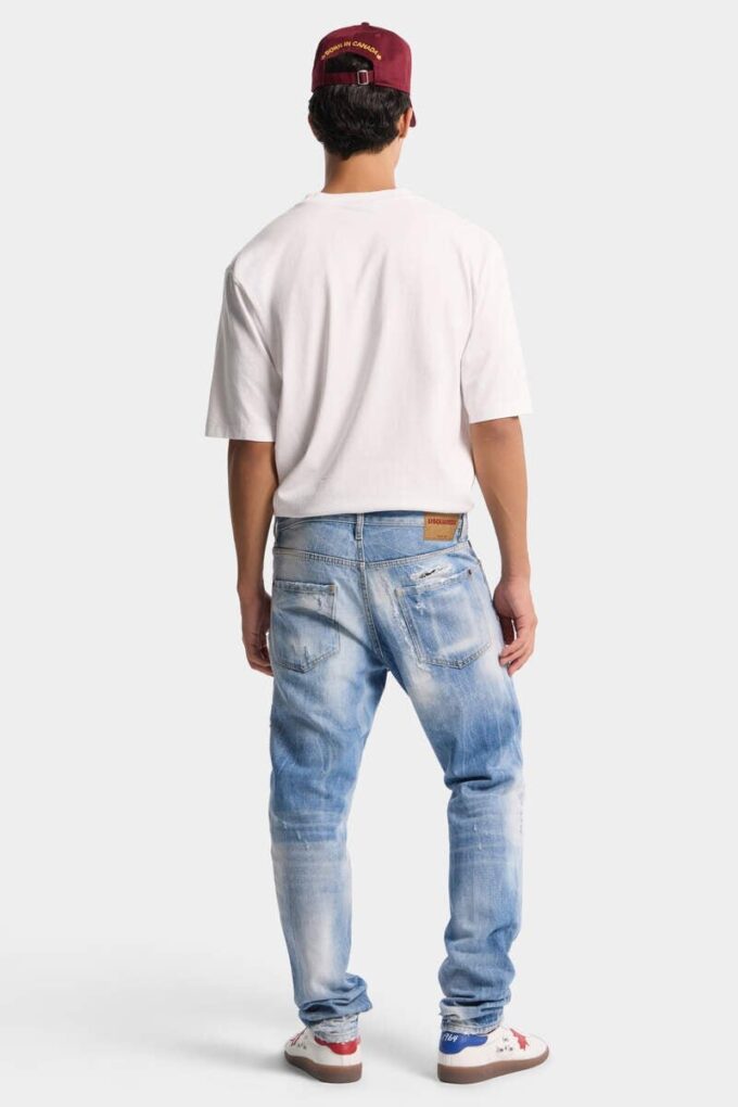 Lysvaskede Teddy-Jeans