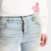 Lysvaskede Teddy-Jeans