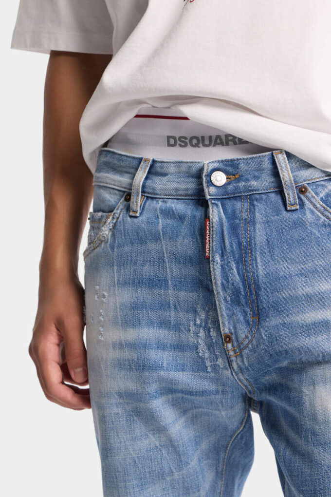 Lysvaskede Teddy-Jeans