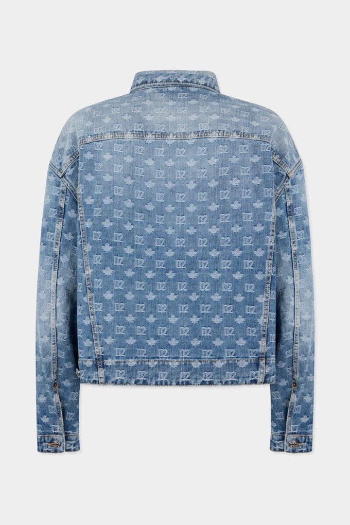 Lysvasket utility-Jeans-jakke