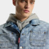 Lysvasket utility-Jeans-jakke