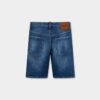Marineblå shorts med medium vask