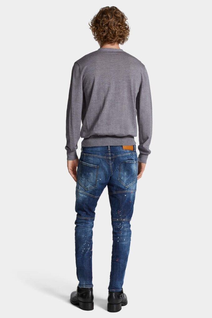 Medium Easy Wash Tidy Biker Jeans