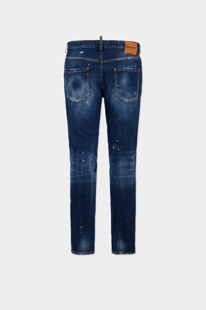 Medium rød flekkvaskede Teddy-Jeans Medium rød flekkvaskede Teddy-Jeans