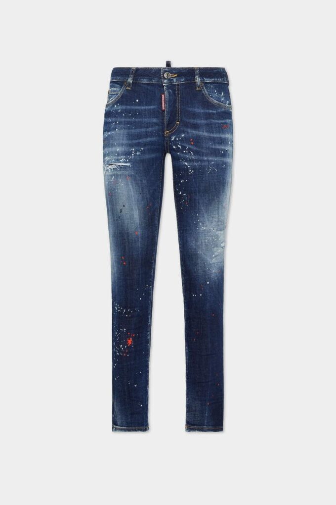 Medium røde flekker, medium vask, medium midje, Jennifer-Jeans Medium røde flekker, medium vask, medium midje, Jennifer-Jeans
