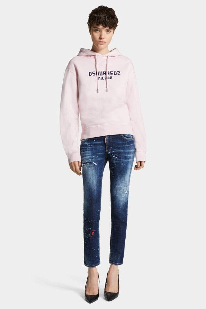 Medium røde flekker, medium vask, medium midje, Jennifer-Jeans Medium røde flekker, medium vask, medium midje, Jennifer-Jeans