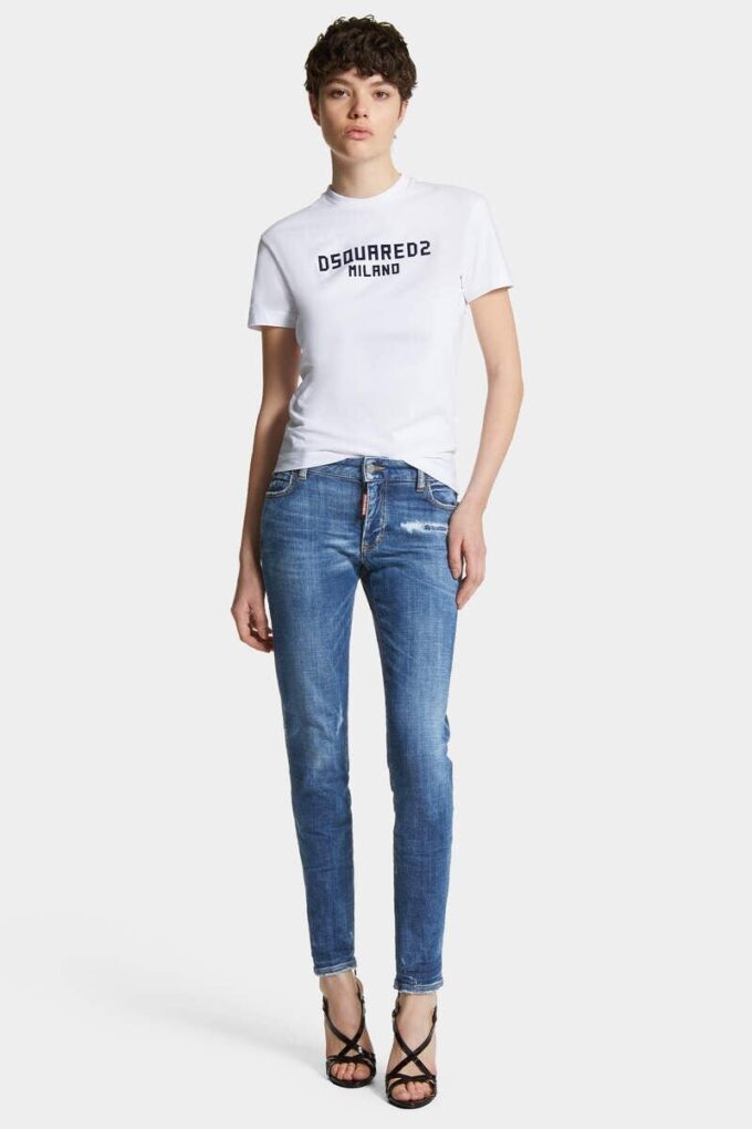 Mediumvask, medium midje, Twiggy-Jeans