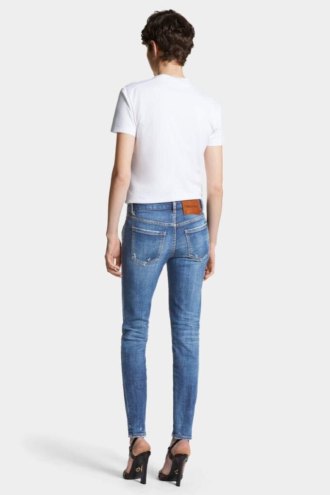 Mediumvask, medium midje, Twiggy-Jeans