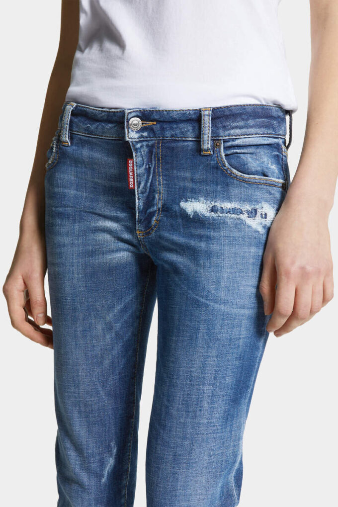 Mediumvask, medium midje, Twiggy-Jeans