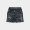 Midi-boksershorts med fem lommer