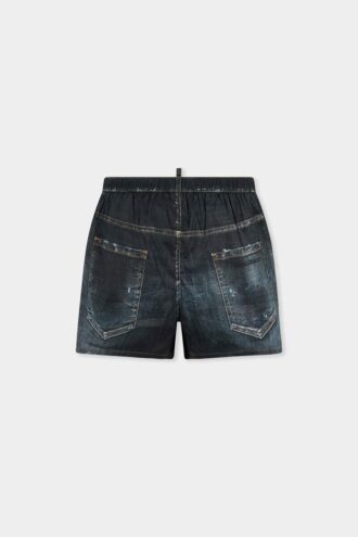 Midi-boksershorts med fem lommer