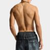 Midi-boksershorts med fem lommer