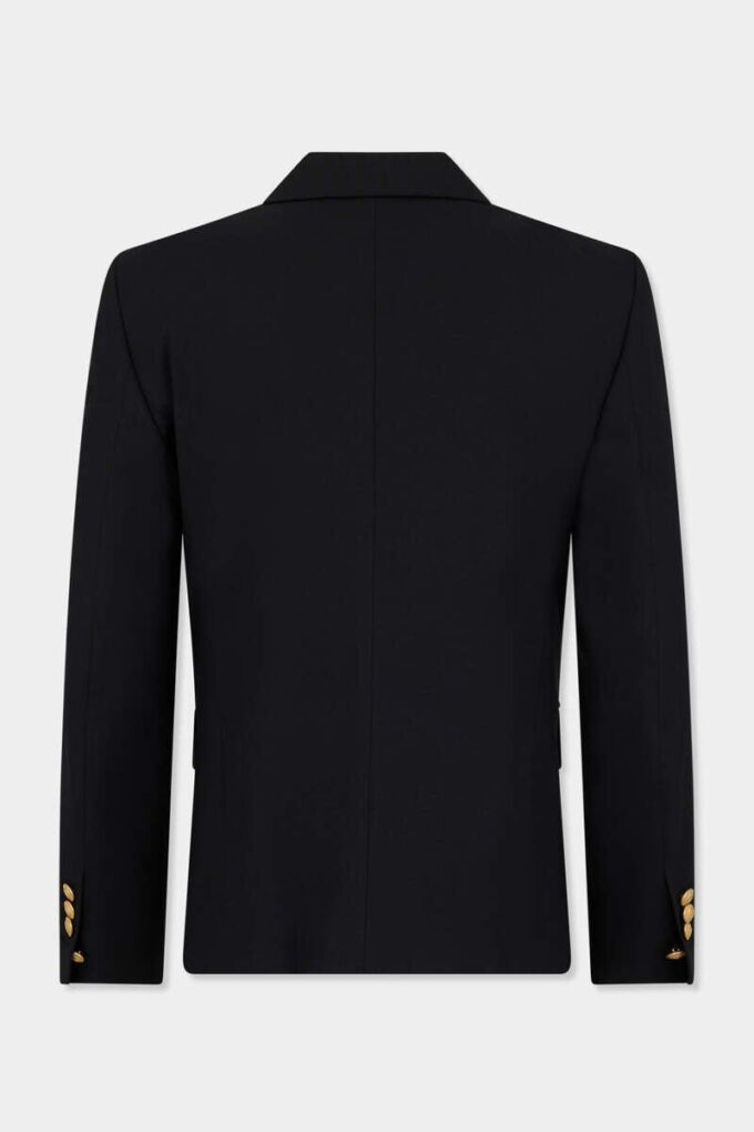 Militærblazer med enkelt knappestolpe