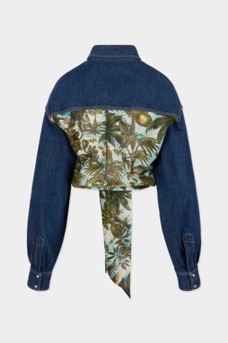Monkey Business kort skjorte i denim-blanding