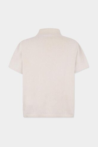 Monogramstrikket polo