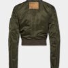 Mørk hybrid-Jeans-jakke i aviator-stil