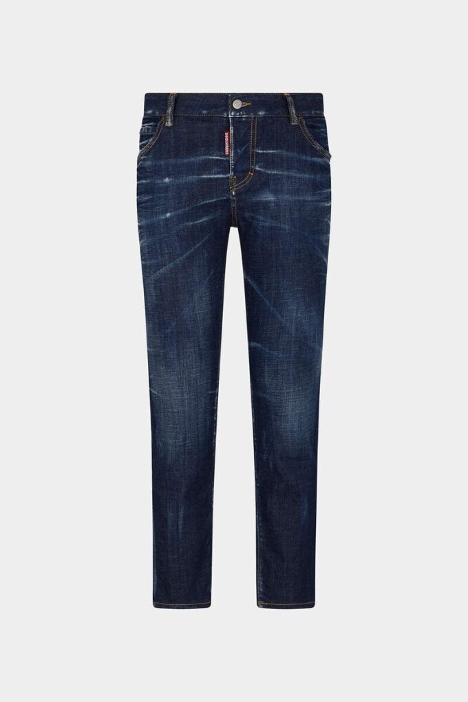 Mørk, renvasket Cool Girl-Jeans