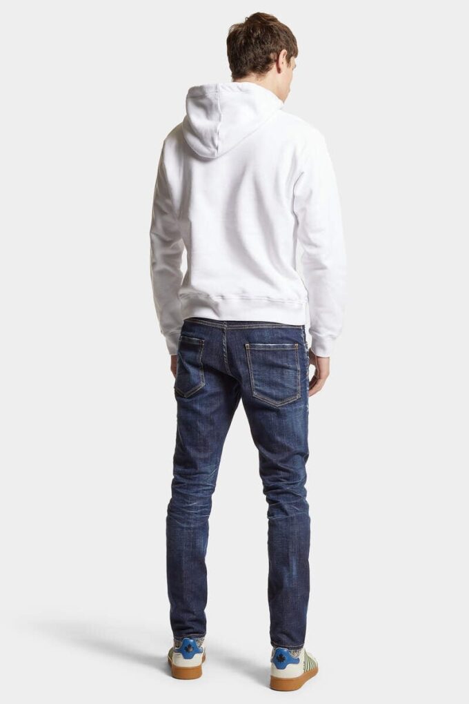 Mørk, renvasket Skater Jean