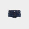 Mørke, slitte rebell-hotpants