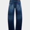 Mørke Smoker Wash Loose Twist-Jeans